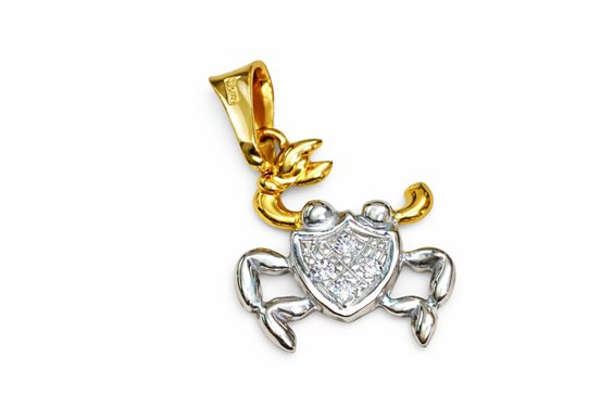 Charm Idee Preziose dal 1987 in White Gold Zircone IP.CHK18M/55 - IP.CHK18M/55